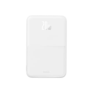 Foto 3 | Power Bank Magnética 5000 Mah Pd 20w Baseus Magpro Con Soporte Y Usb-c Lateral Blanco