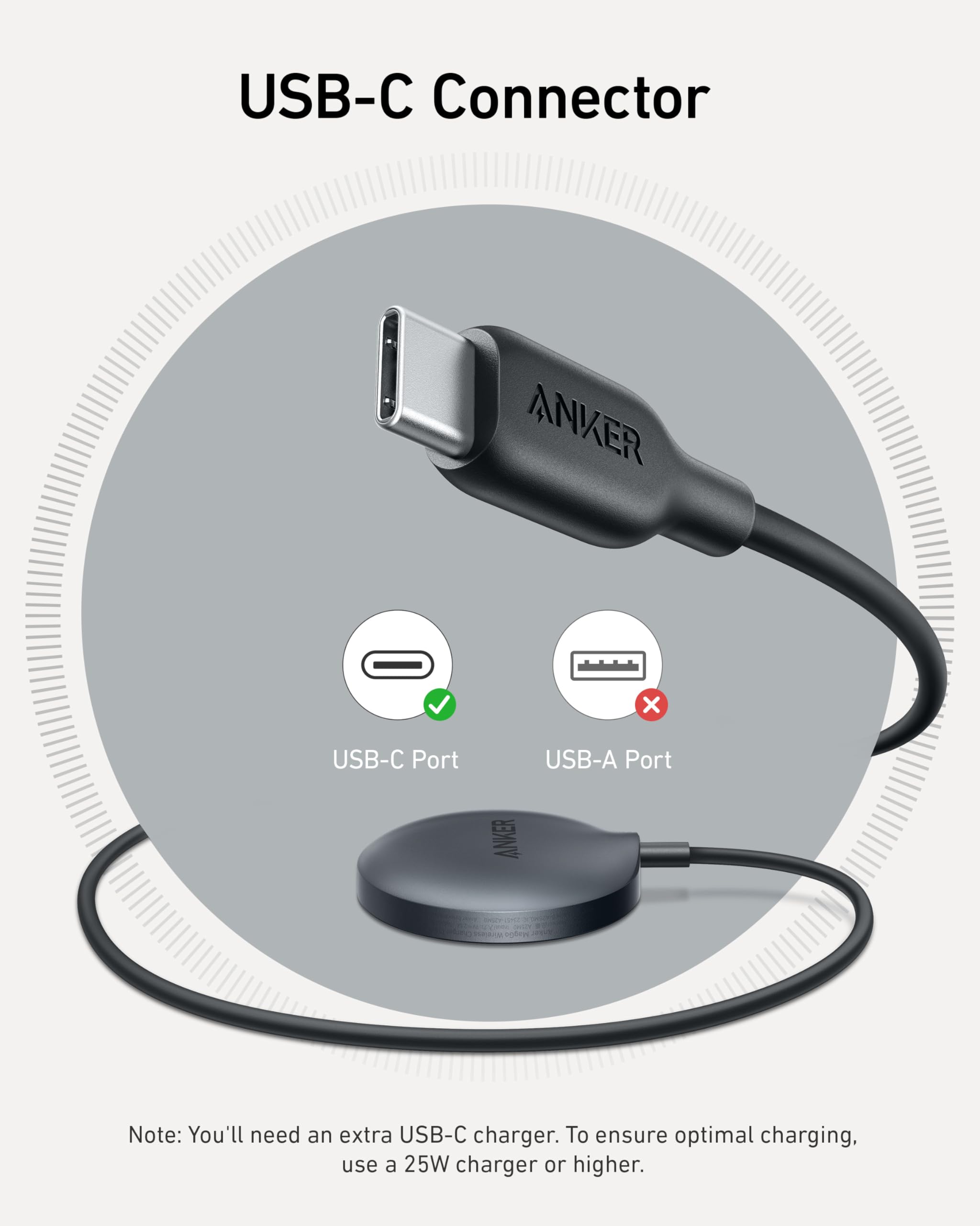 Foto 6 | Cargador Inalámbrico Anker Maggo Magnetic 15w para iPhone - Venta Internacional