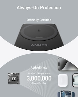 Foto 7 | Estación de Carga Inalámbrica Anker Maggo 3 en 1 con Cargador de 15 W - Venta Internacional