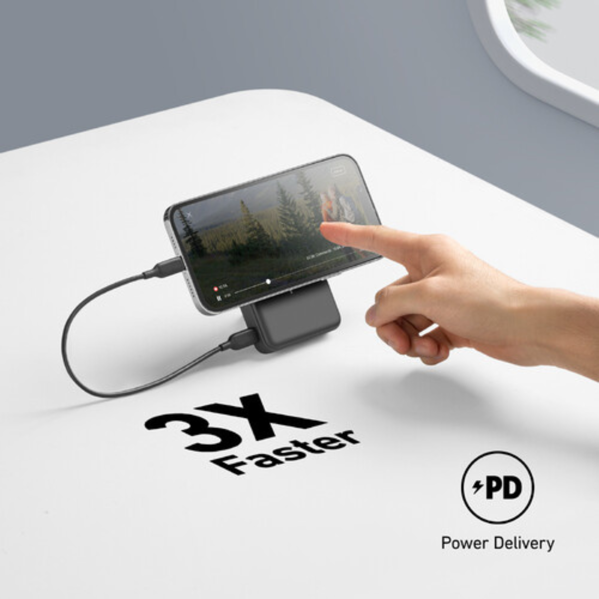 Foto 4 pulgar | Cargador Batería Portátil Anker 633 10000mah Magnético y USB-C Negro