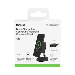 Foto 2 | Cargador Convertible Belkin Magsafe 15w Negro