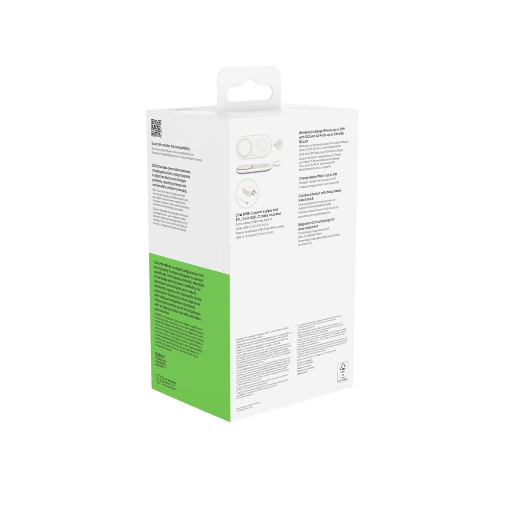 Foto 4 | Cargador Magsafe Belkin 3 En 1 Blanco