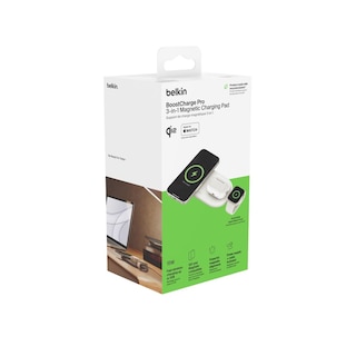 Foto 2 | Cargador Magsafe Belkin 3 En 1 Negro