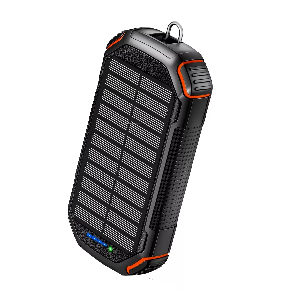 Power Bank Solar Portátil 32000mah 20w Pd Carga Rápida  Eo Safe Imports Esi-14580 Negro