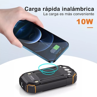 Foto 3 | Power Bank Solar Portátil 32000mah 20w Pd Carga Rápida Eo Safe Imports Esi-14580 Negro