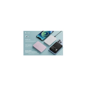 Foto 2 | Cargador Batería Magnético Inalámbrico 10000mah Para Iphone Eo Safe Imports Esi-14586 Rosa