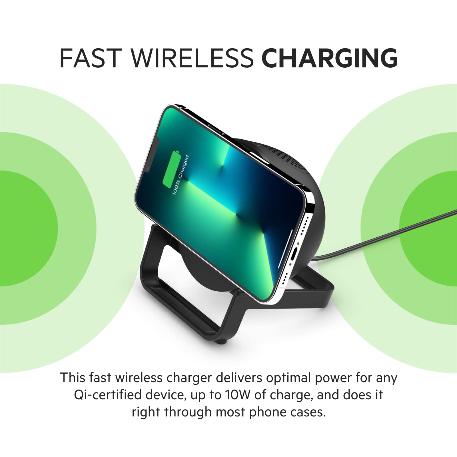 Foto 5 | Cargador Inalámbrico y Altavoz Bluetooth Belkin Quick Charge - Venta Internacional