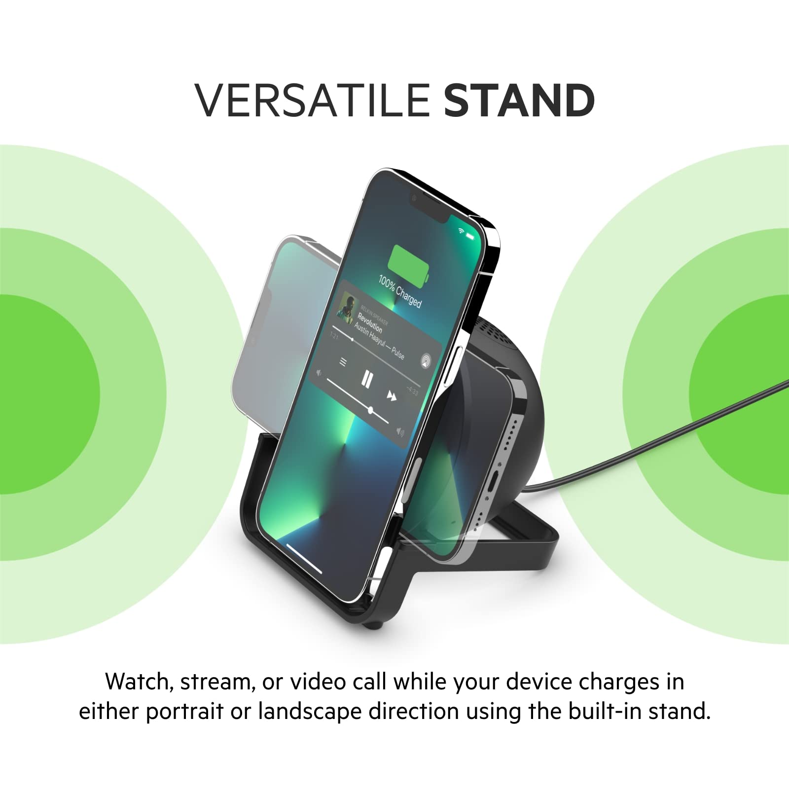 Foto 6 | Cargador Inalámbrico y Altavoz Bluetooth Belkin Quick Charge - Venta Internacional