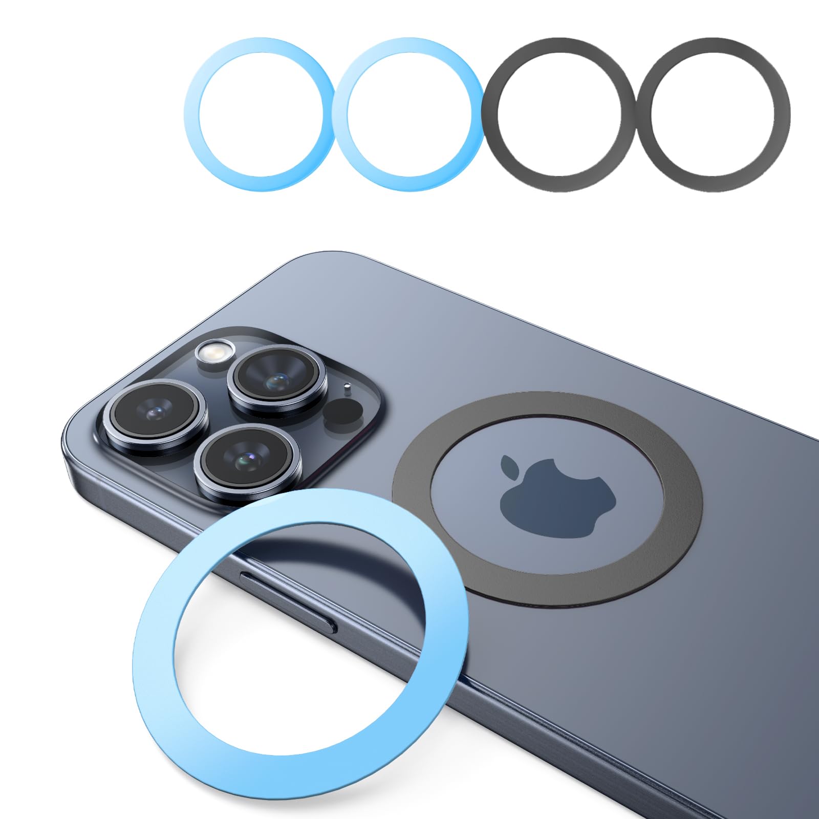 Anillo Magnético Magsafe Lisen Ultrafino De 0,4 Mm Para Iphone 15 Pro Max - Venta Internacional. $345