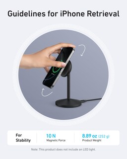 Foto 6 | Soporte De Cargador Inalámbrico Anker Maggo Para Iphone 16 15w Qi2 - Venta Internacional.