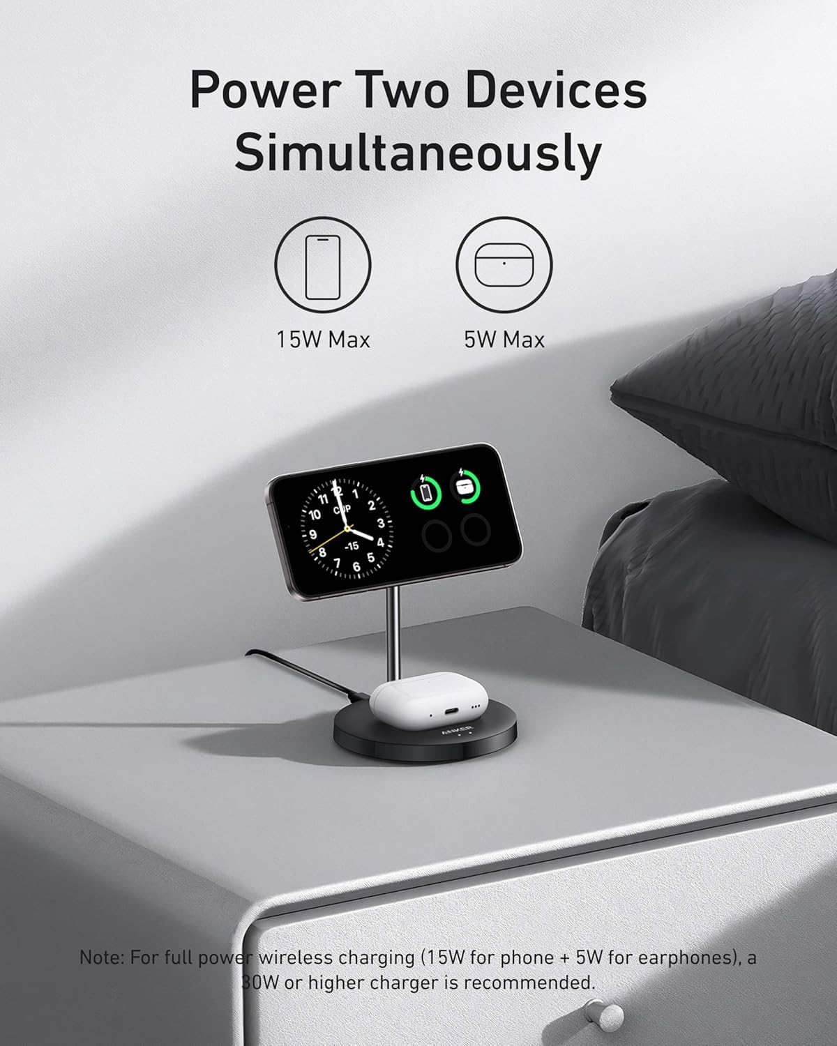 Foto 4 pulgar | Estación De Carga Anker Maggo Wireless Charger 15w Para Iphone 16 - Venta Internacional.