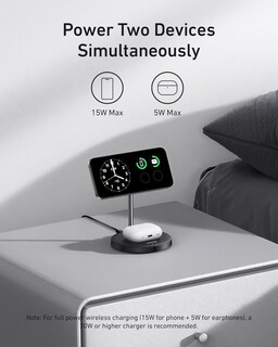 Foto 3 | Estación De Carga Anker Maggo Wireless Charger 15w Para Iphone 16 - Venta Internacional.