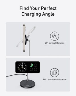 Foto 4 | Estación De Carga Anker Maggo Wireless Charger 15w Para Iphone 16 - Venta Internacional.