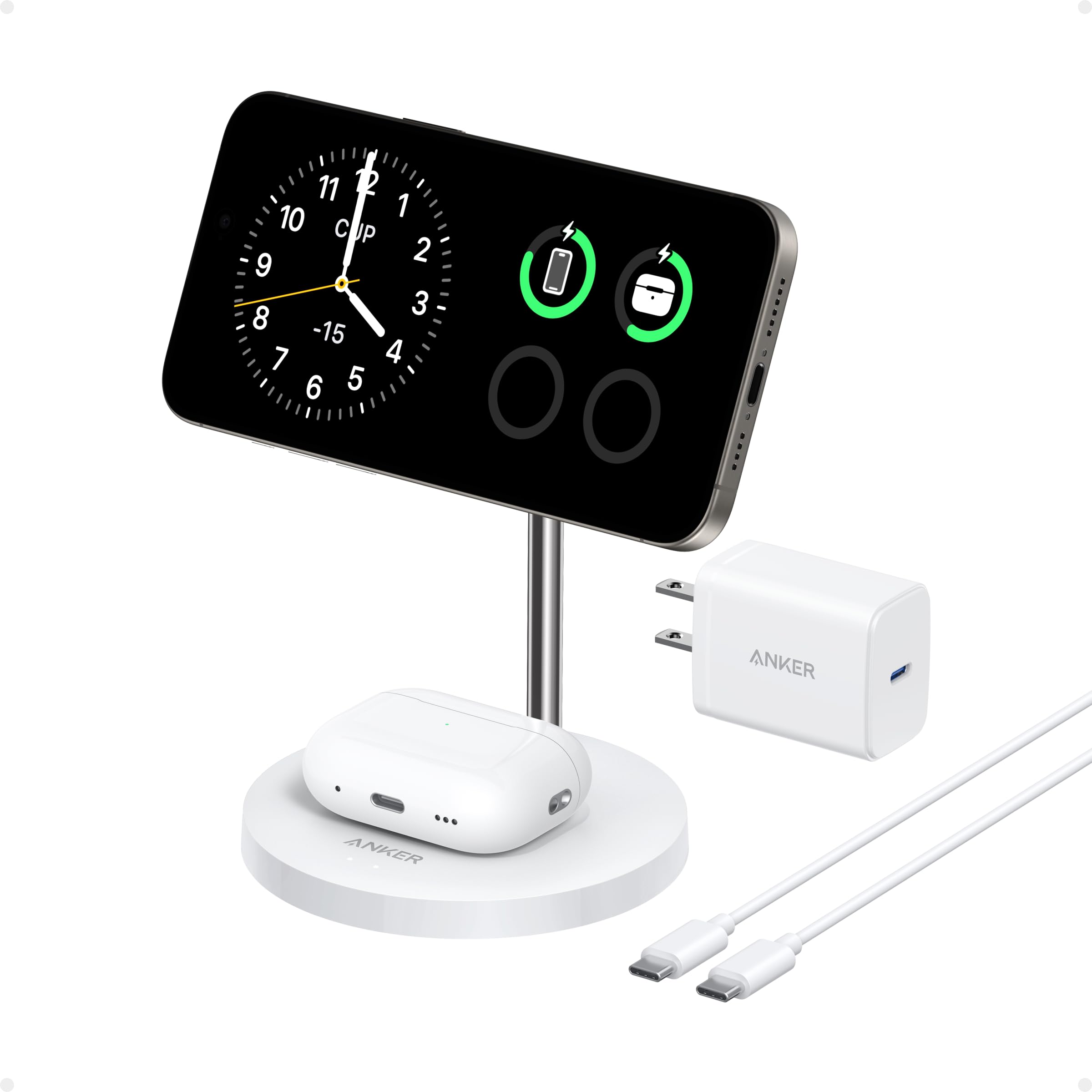 Foto 1 | Soporte De Carga Anker Maggo Para Iphone 16 Con Cargador De 15 W - Venta Internacional.