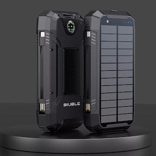 Foto 2 | Power Bank Solar 30000mah Inalambrica Carga Rapida Eo Safe Imports Esi-15741 Negro