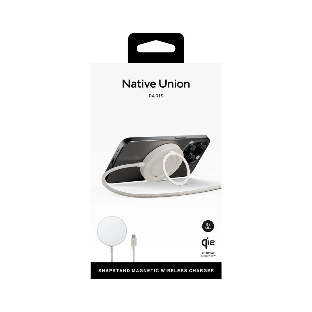 Foto 6 | Cargador Inalámbrico Magnético Para Iphone Native Union