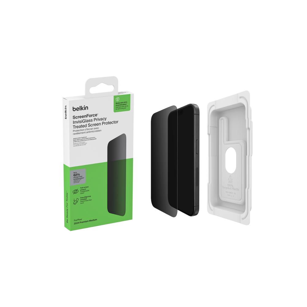 Foto 4 pulgar | Mica De Privacidad Para Iphone 16 Pro Belkin