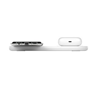 Foto 7 | Base De Carga Inalámbrica Belkin Quick Charge Dual 10w Blanca - Venta Internacional.