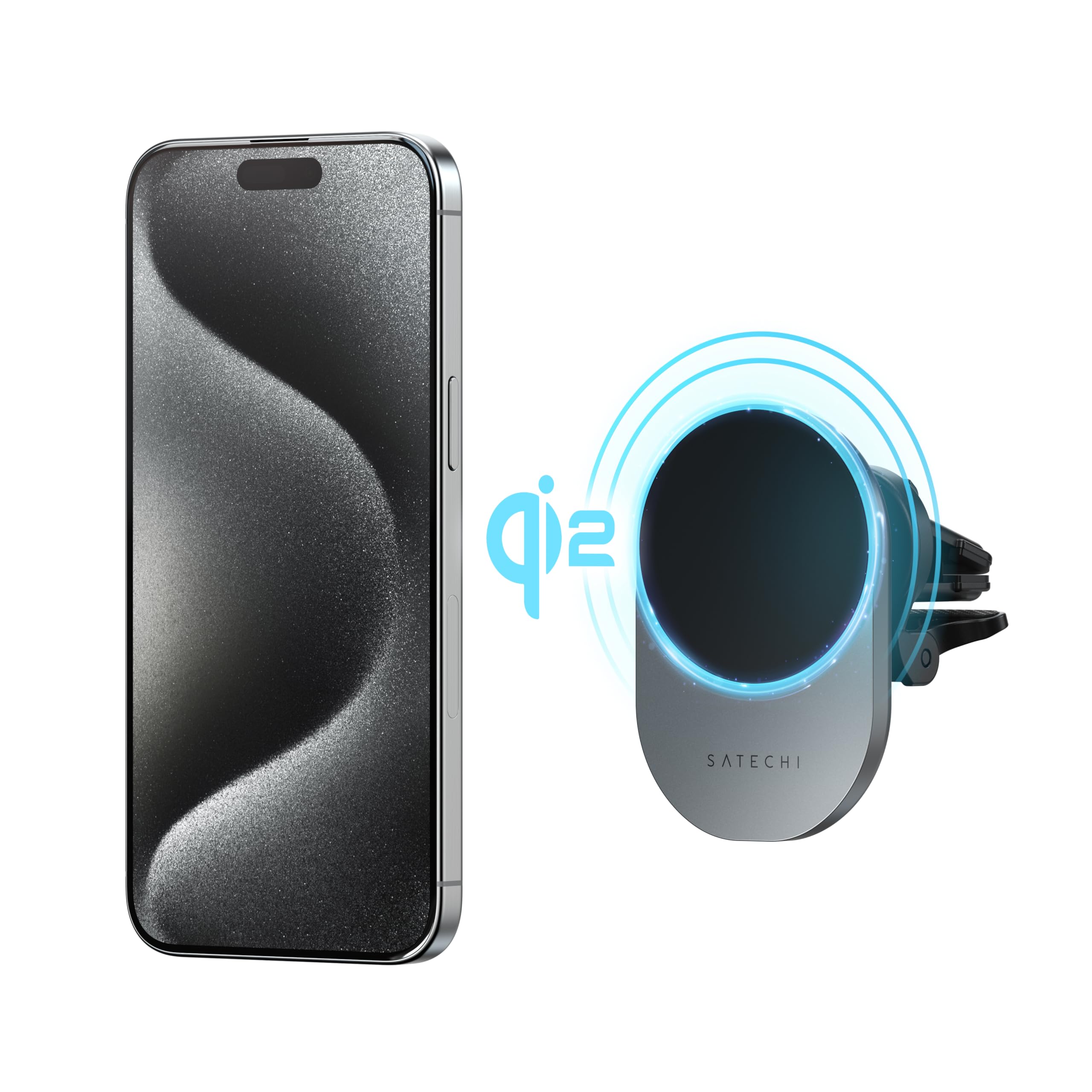 Foto 2 | Cargador De Coche Inalámbrico Satechi Qi2 15w Para Iphone Series 12-15 - Venta Internacional.
