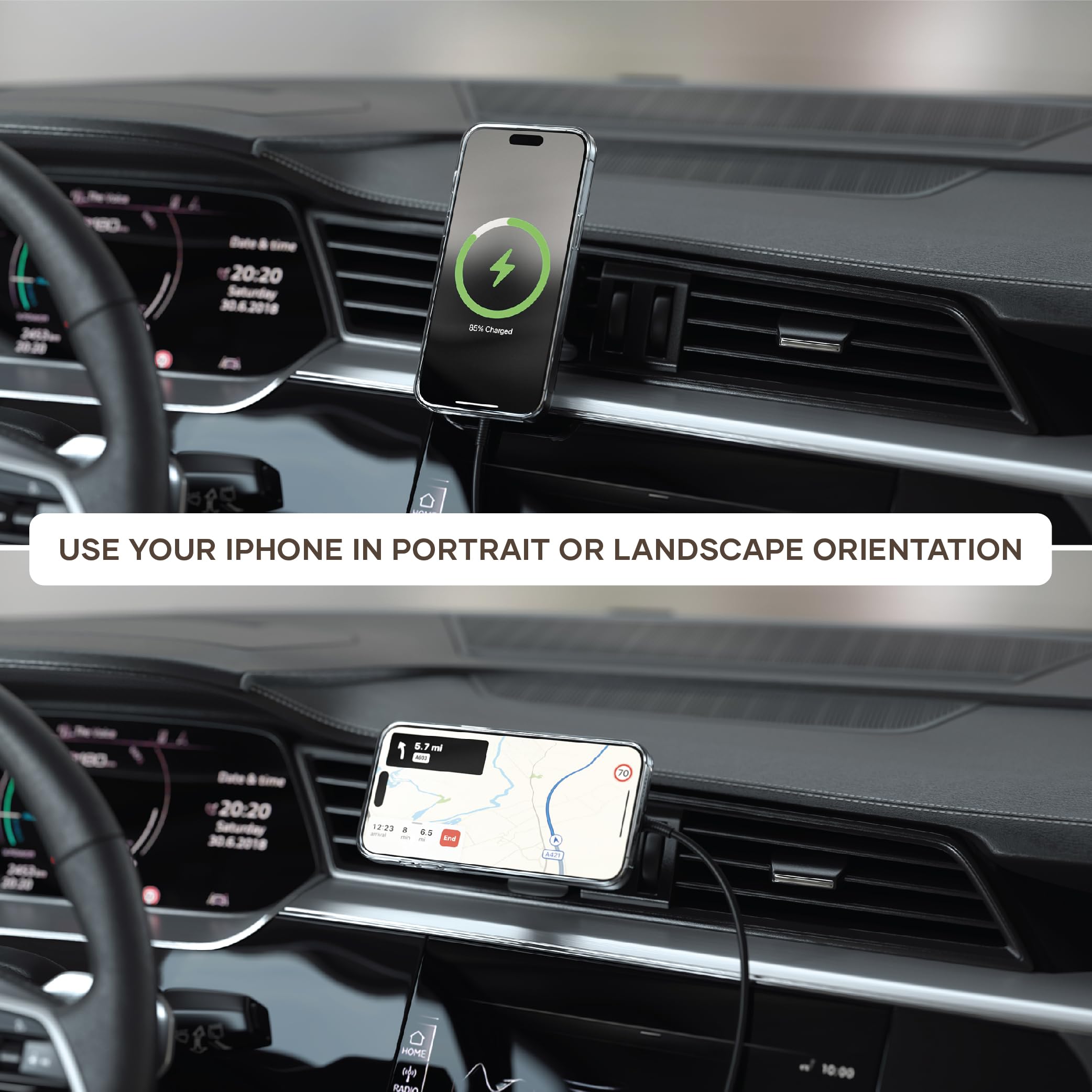 Foto 5 | Cargador De Coche Inalámbrico Satechi Qi2 15w Para Iphone Series 12-15 - Venta Internacional.