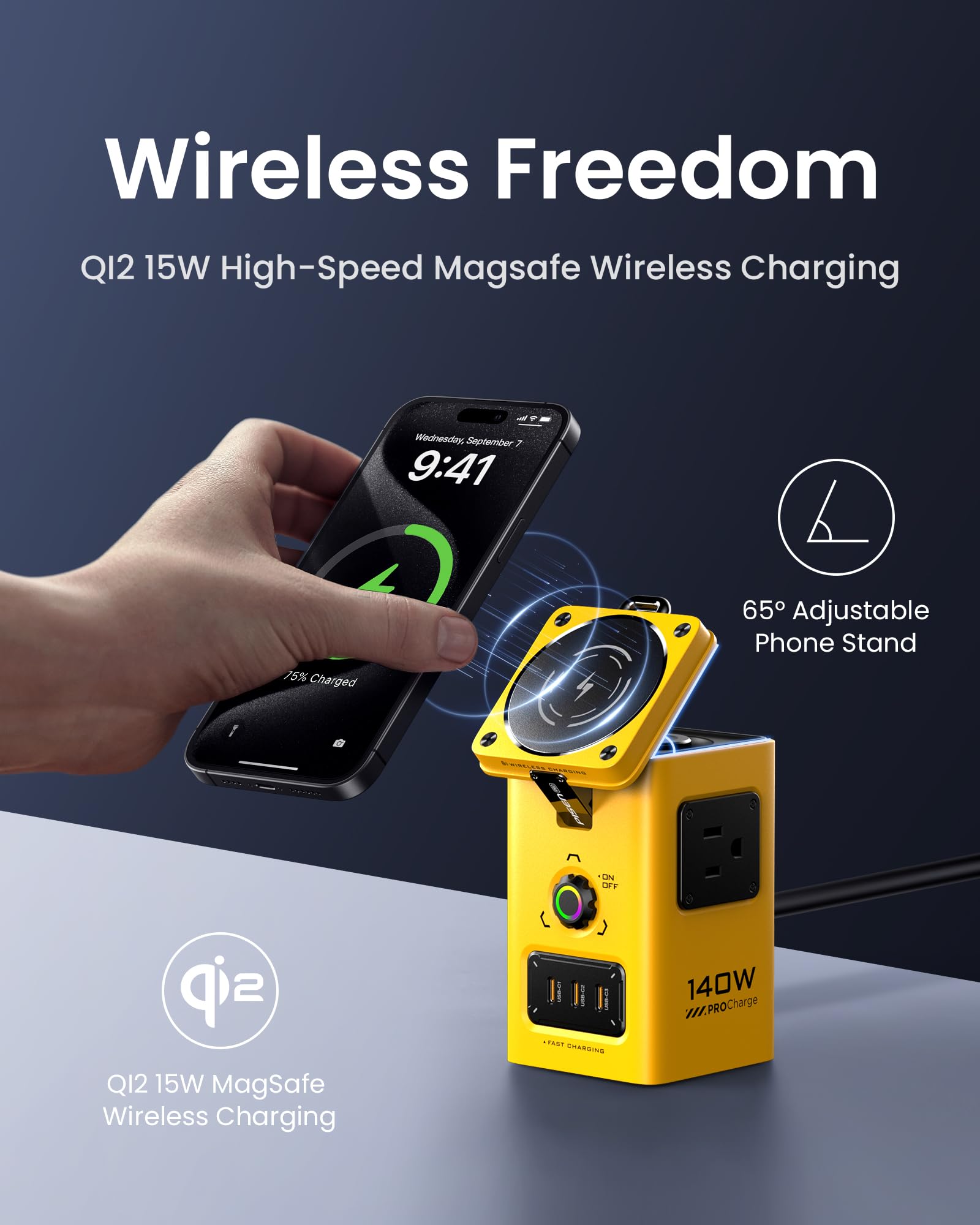 Foto 3 pulgar | Estación De Carga Pisen 8 En 1 Mag-safe De 140 W Para Iphone Y Reloj - Venta Internacional.