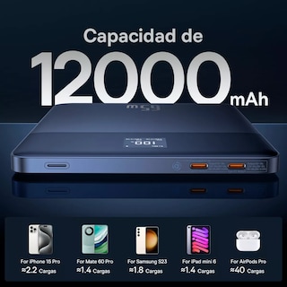 Foto 3 | Power Bank Baseus 65w Blade 2 12000mah