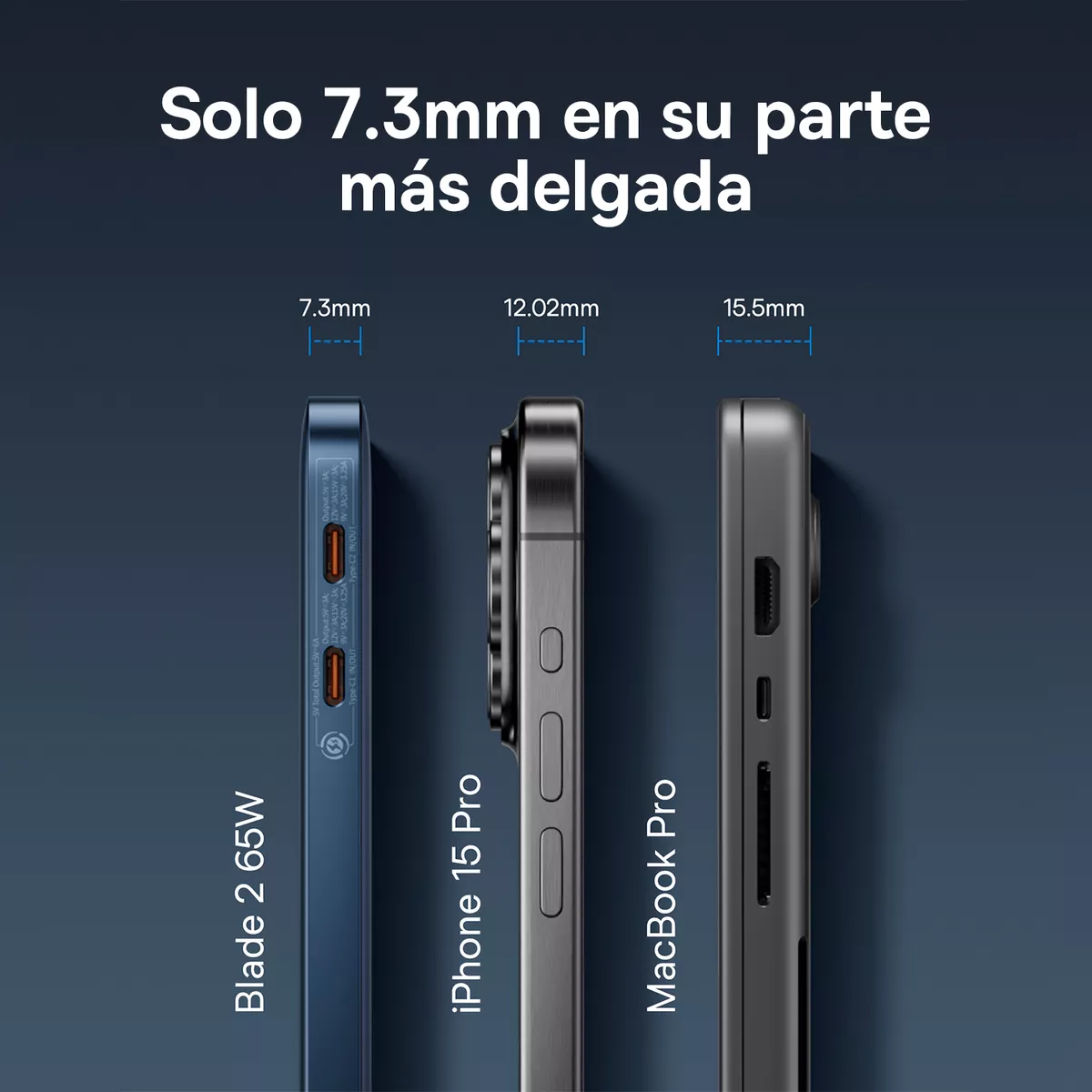 Foto 5 | Power Bank Baseus 65w Blade 2 12000mah