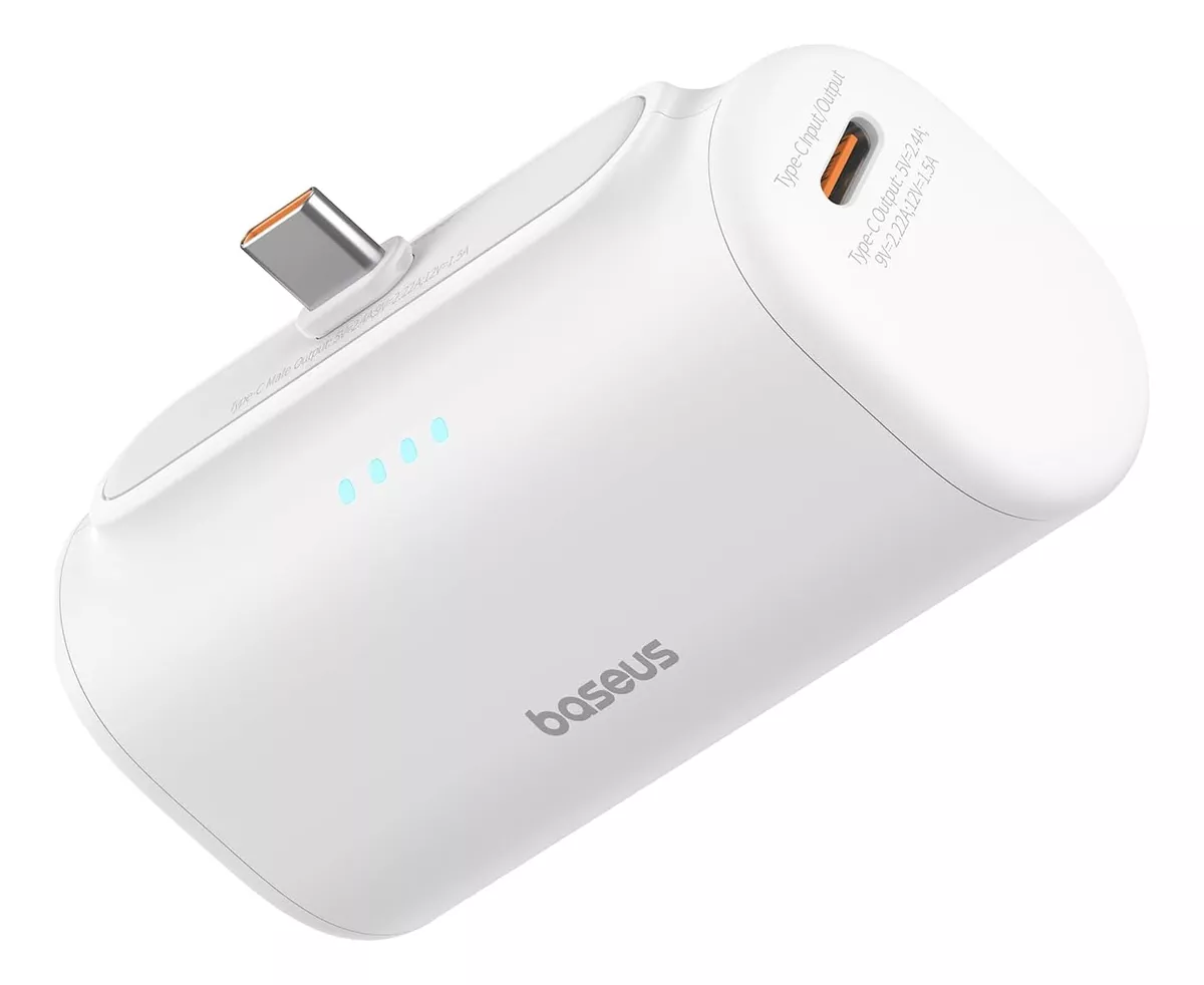Foto 3 pulgar | Power Bank con Conector Usb C Baseus Plegable 5000 Mah 20w