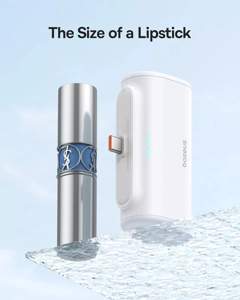 Foto 6 pulgar | Power Bank con Conector Usb C Baseus Plegable 5000 Mah 20w