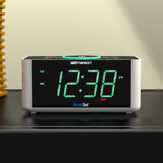 Foto 4 | Despertador, Radio Y Cargador De Teléfono Inalámbrico Qi Emerson - Venta Internacional.