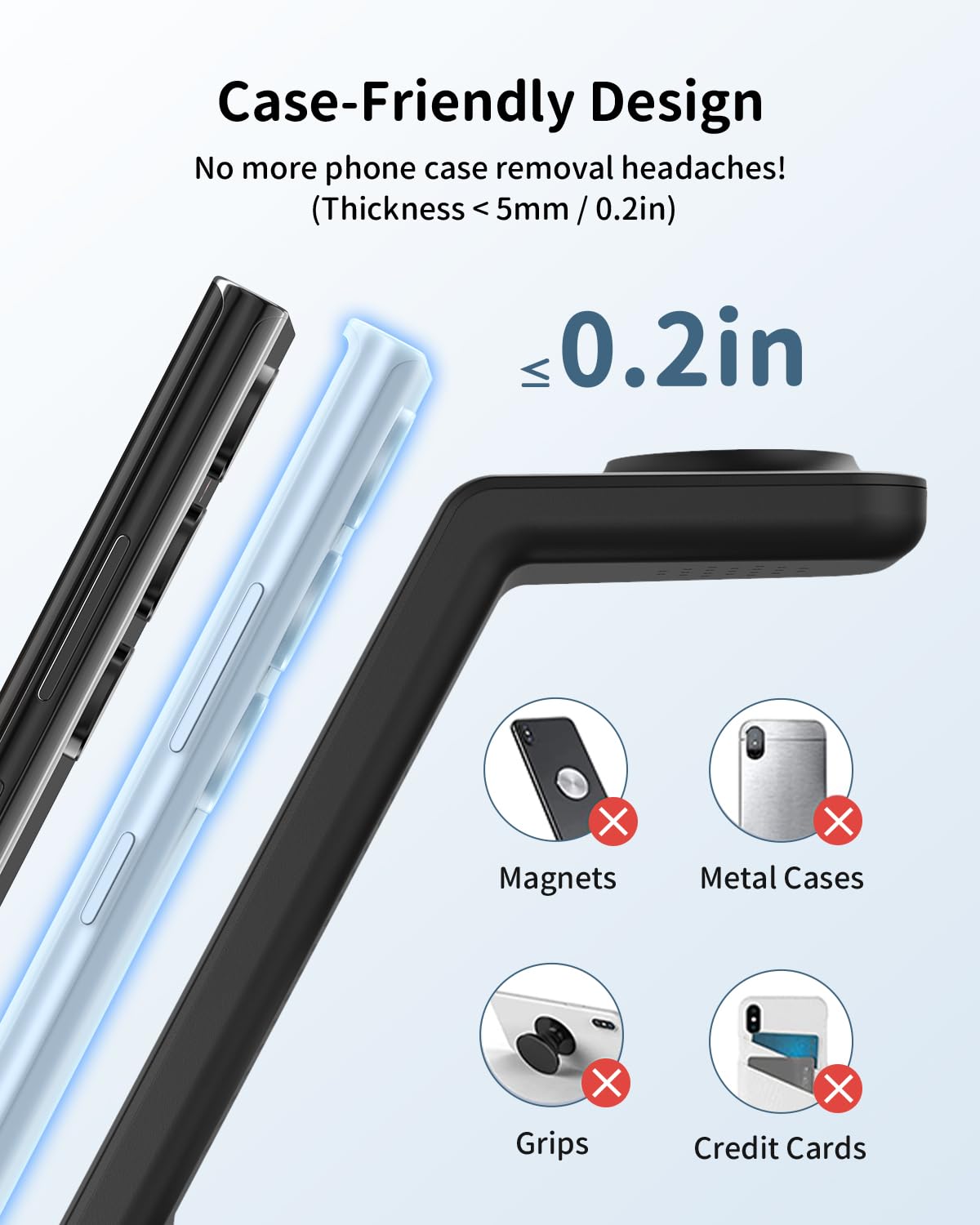 Foto 2 | Cargador Inalámbrico JoyGeek para Celular Android-Venta Internacional