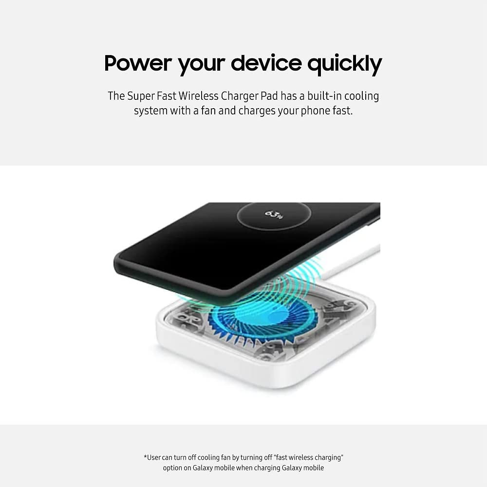 Foto 3 | Cargador Inalámbrico Samsung 15w Super Fast Charging Pad 2022 - Venta Internacional.