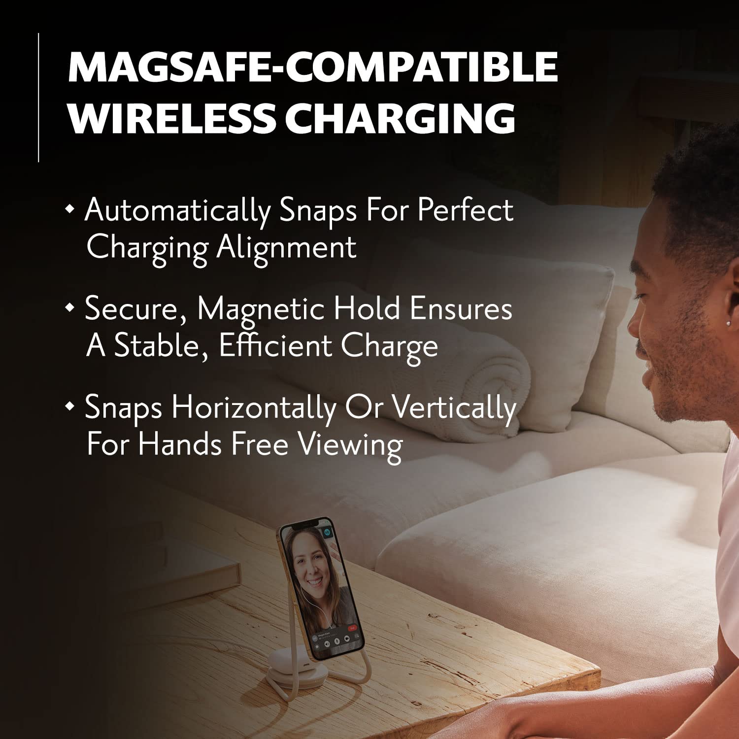 Foto 3 pulgar | Soporte de Carga Courant Inalámbrico para Celular-Venta Internacional