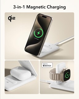 Foto 7 | Estación De Carga Esr Qi2 3 En 1 Para Apple Con Magsafe 15w - Venta Internacional.