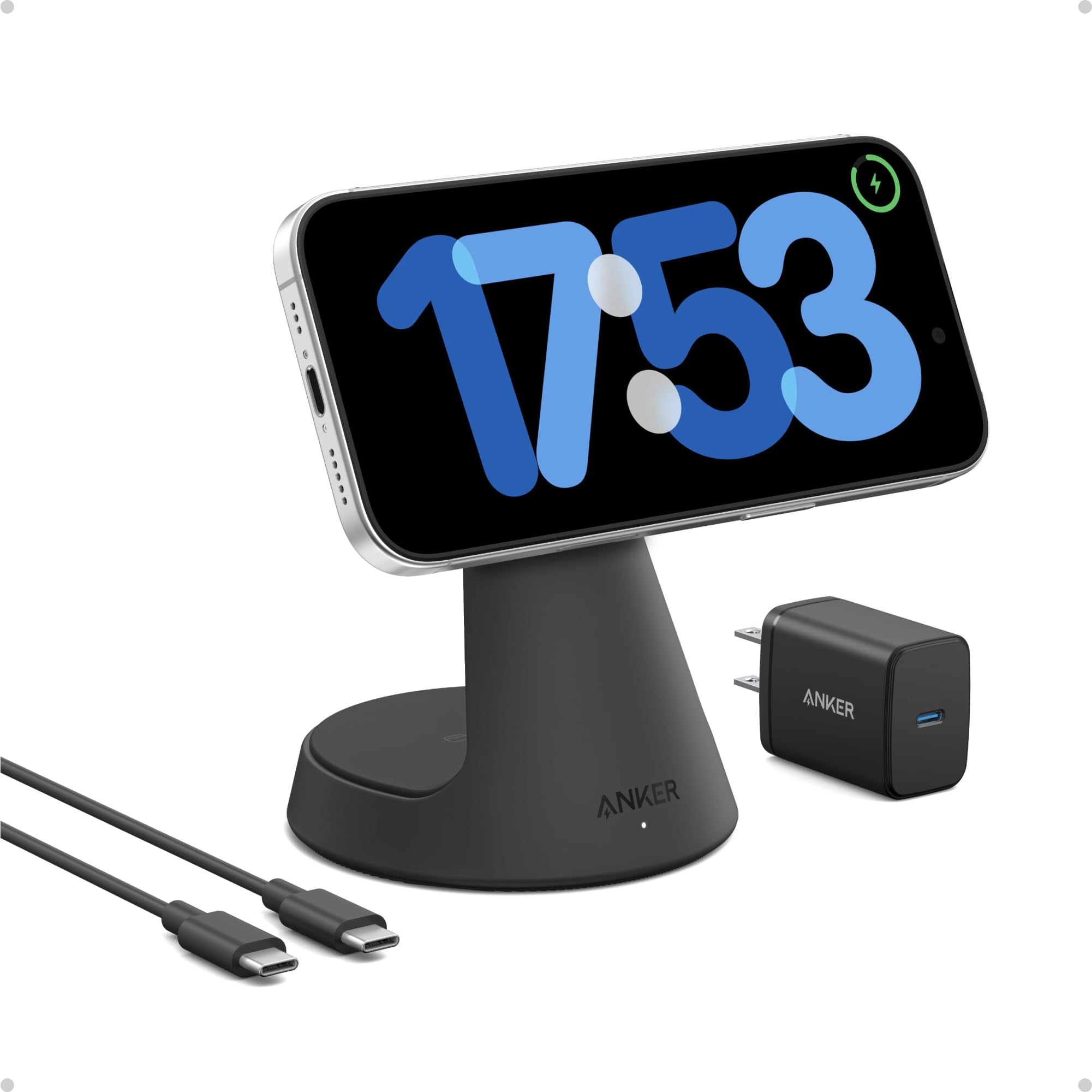 Foto 2 pulgar | Soporte de Carga 2 en 1 Anker Magsafe para iPhone 16 - Venta Internacional