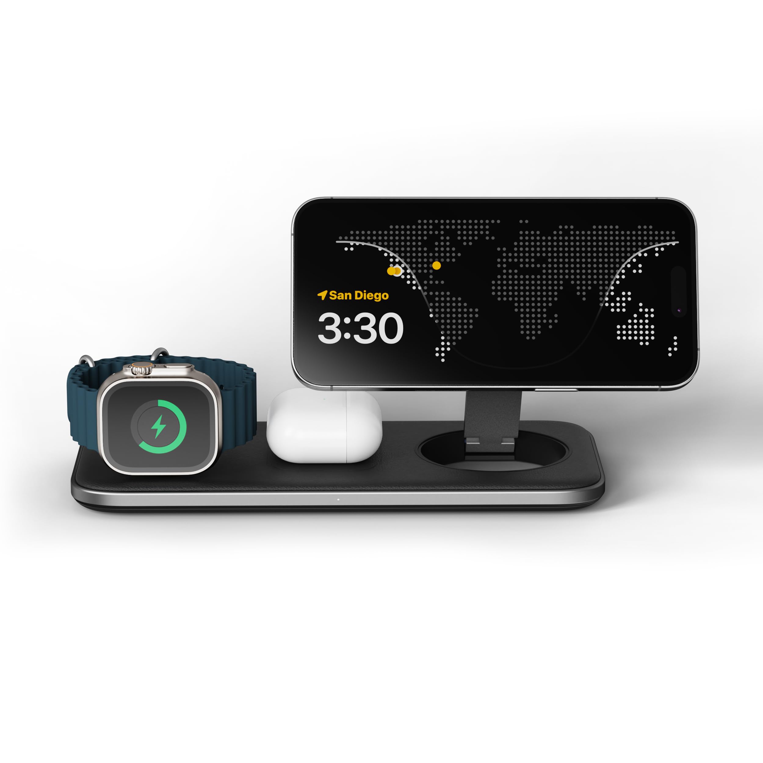 Foto 2 pulgar | Estación de Carga Inalámbrica Satechi Qi2 Trío para iPhone - Venta Internacional