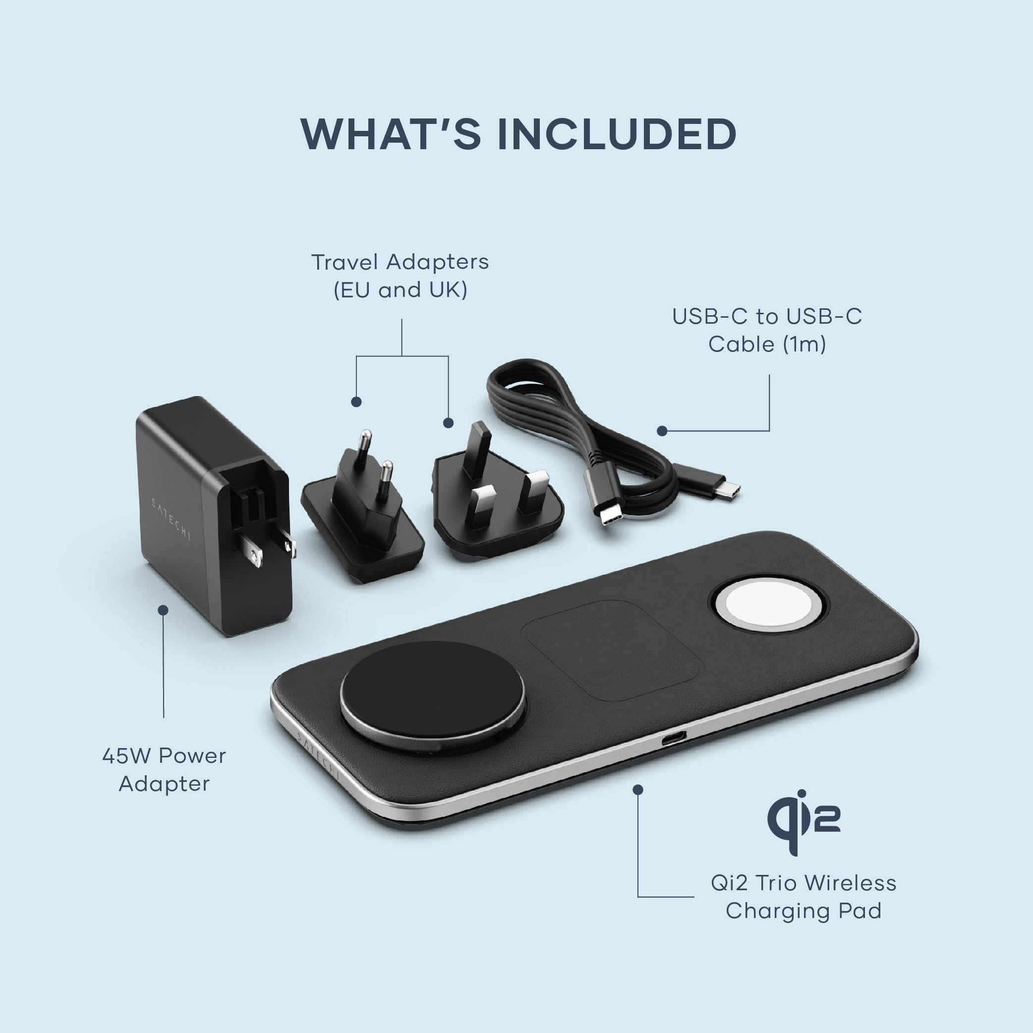 Foto 6 pulgar | Estación de Carga Inalámbrica Satechi Qi2 Trío para iPhone - Venta Internacional