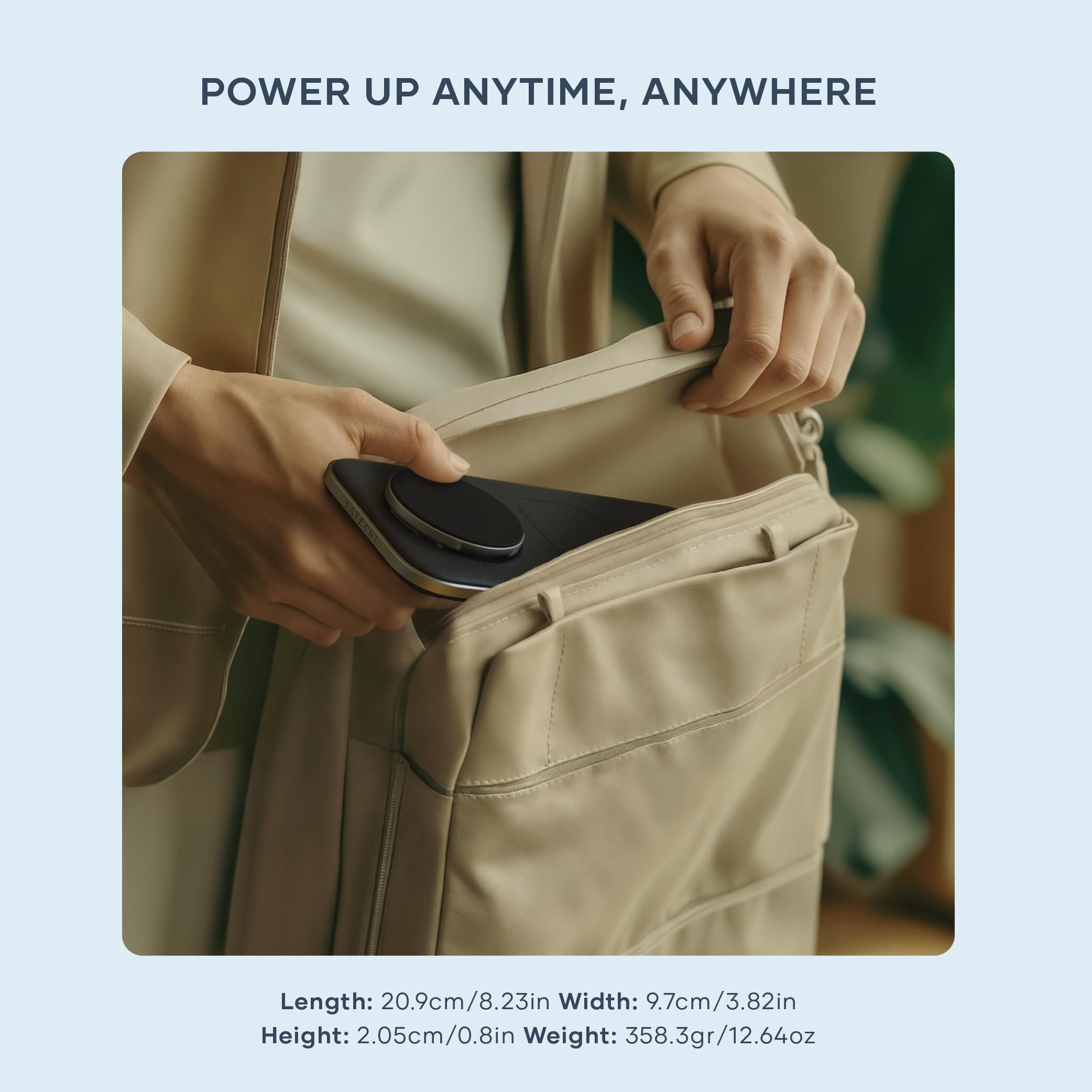 Foto 7 | Estación de Carga Inalámbrica Satechi Qi2 Trío para iPhone - Venta Internacional