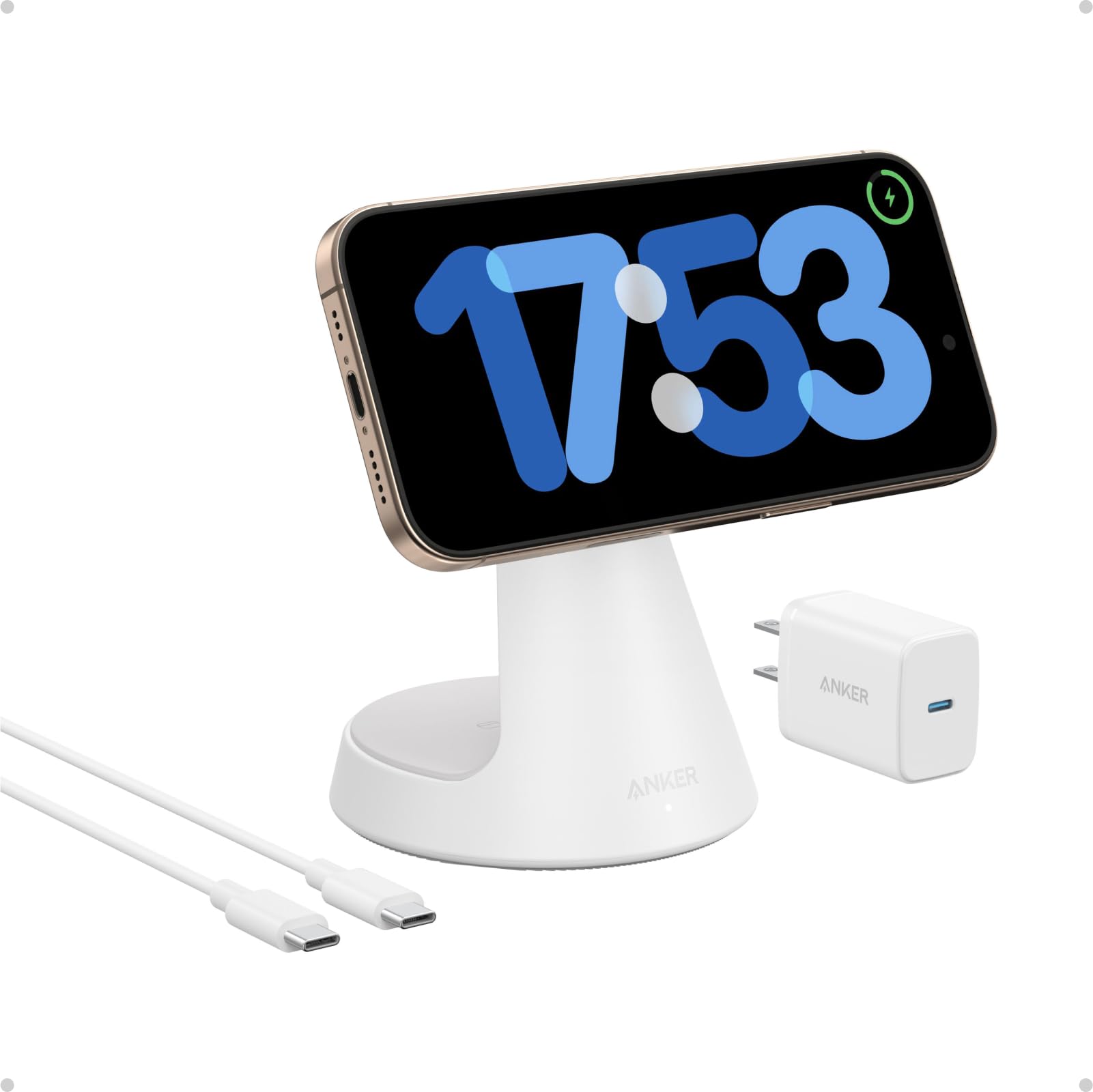 Foto 2 pulgar | Soporte de Carga Anker Magsafe Compatible con Iphone 16 2 en 1 - Venta Internacional