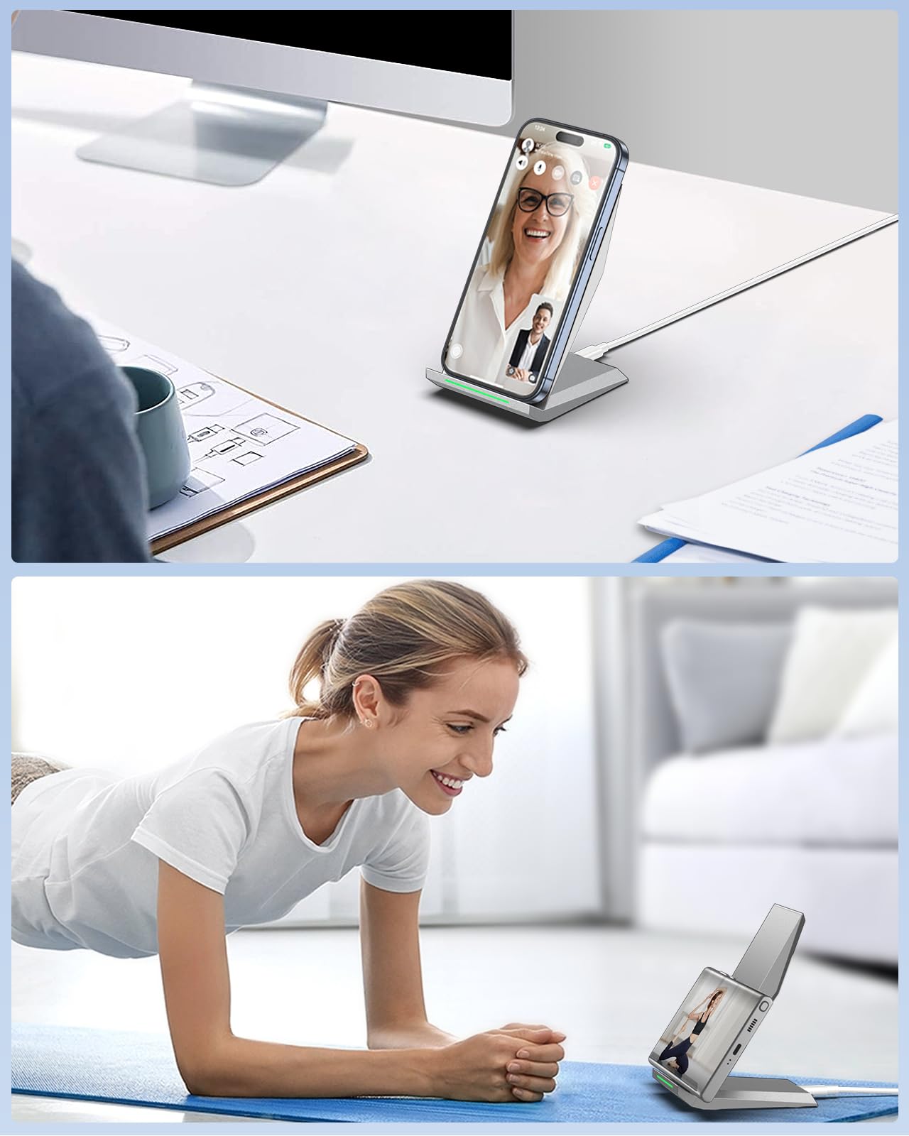 Foto 5 | Cargador Inalámbrico Nanami Qi Certificado para Iphone y Samsung - Venta Internacional