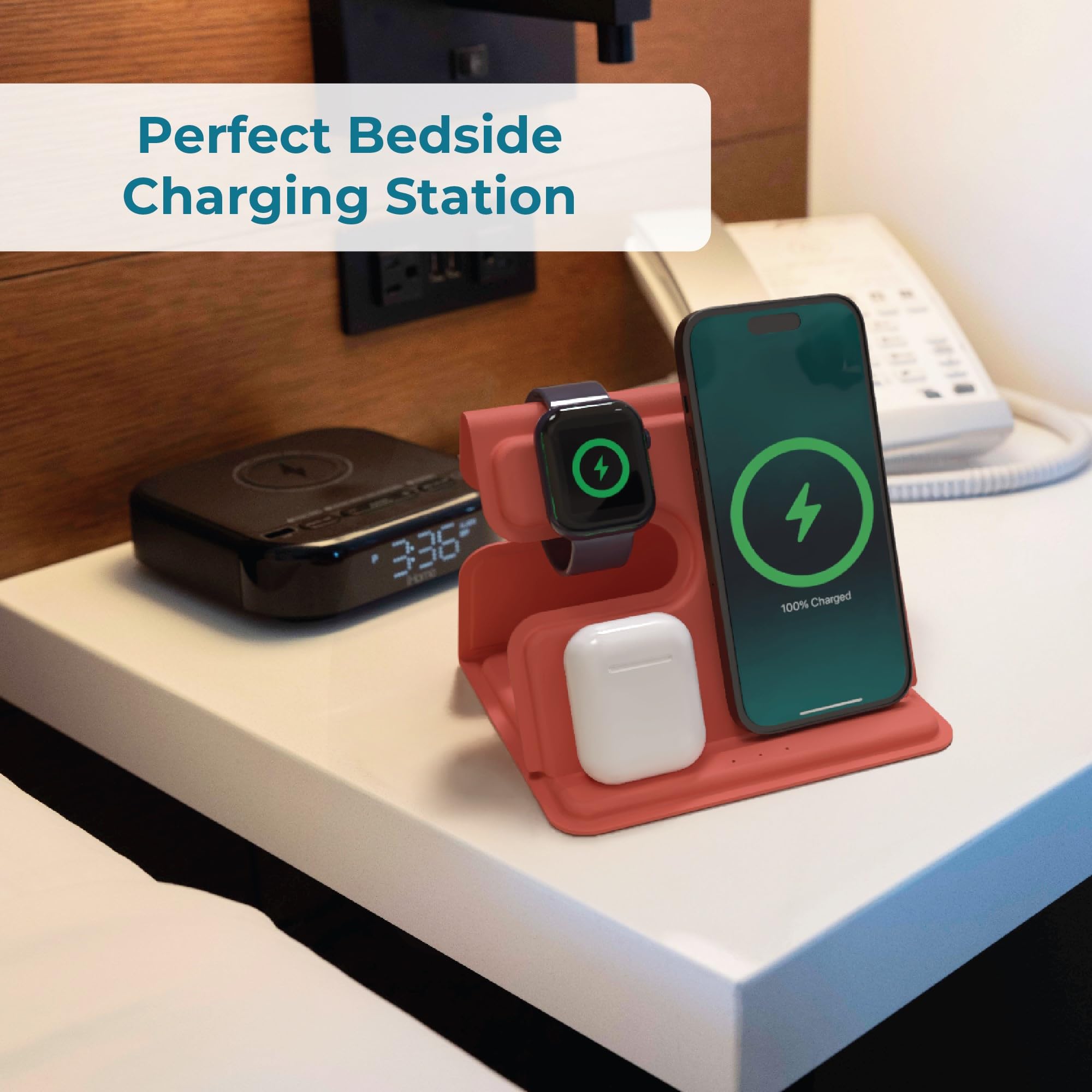 Foto 6 | Estación De Carga Black+decker 3 En 1 Para Dispositivos Apple - Venta Internacional.