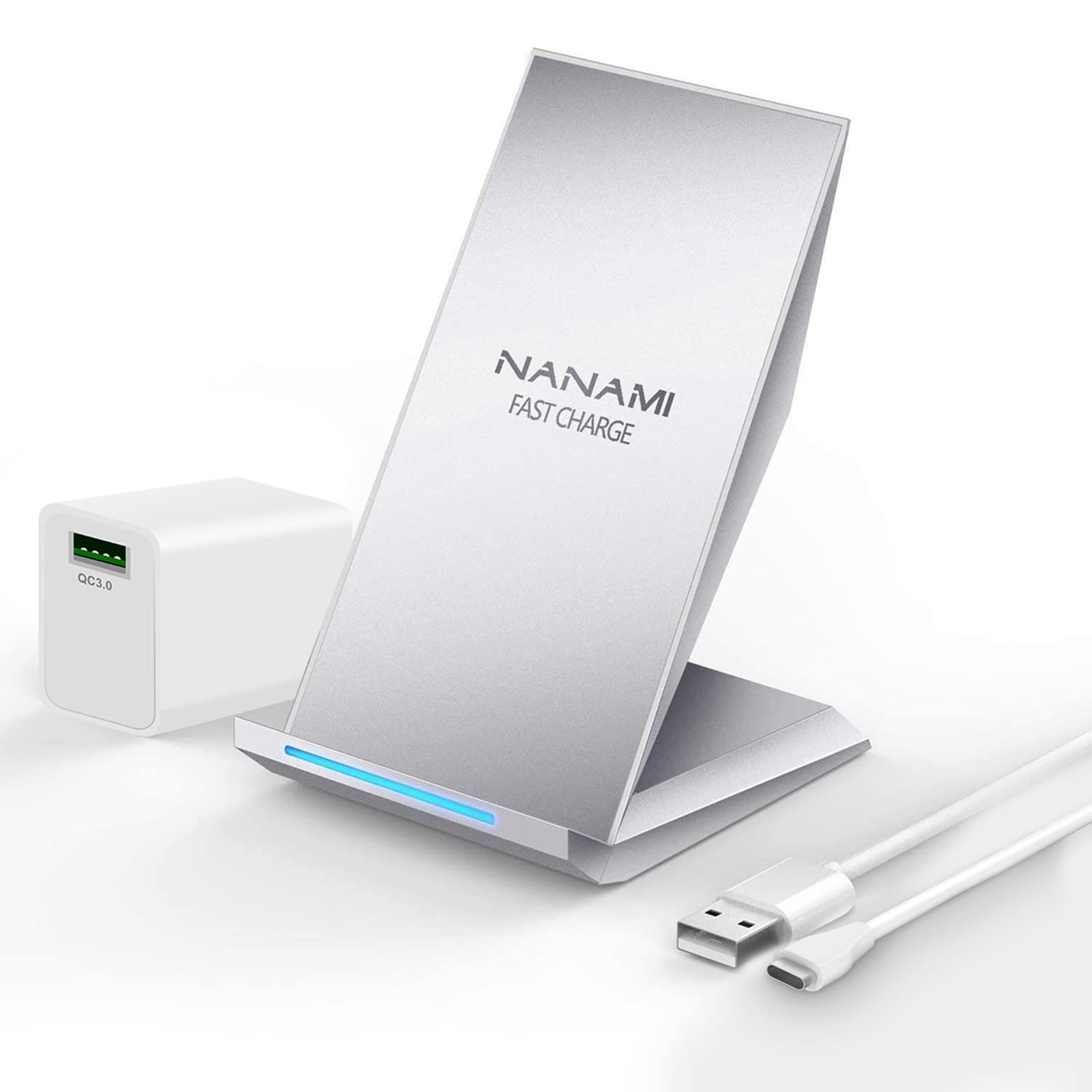 Foto 2 pulgar | Cargador Inalámbrico Nanami Fast Charging Stand Qi 7.5 W/10 W - Venta Internacional.