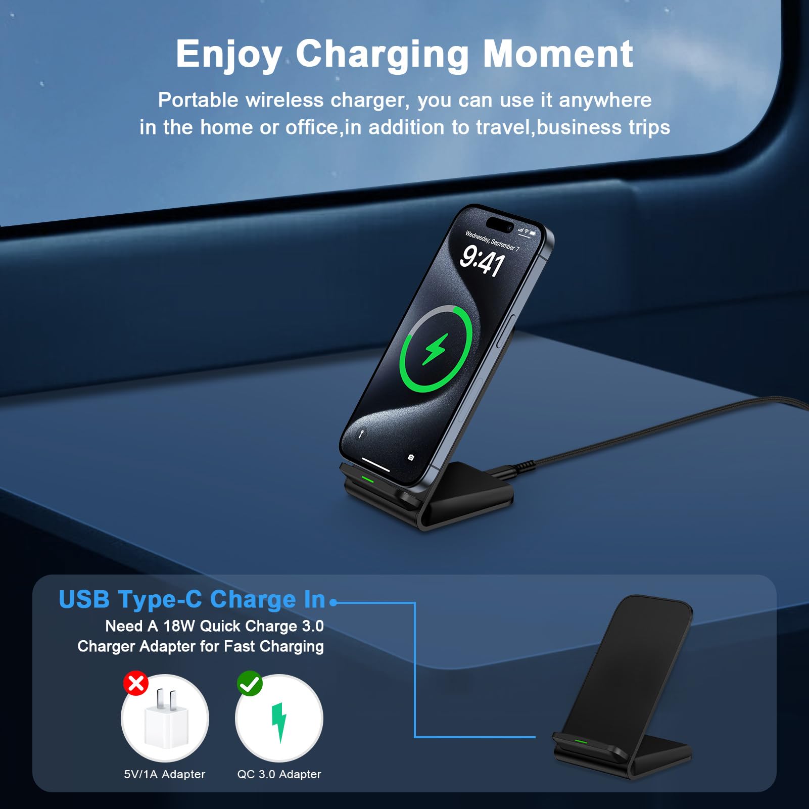 Foto 5 | Soporte De Cargador Inalámbrico Andhot Pixel 9 Pro 15w Para Iphone - Venta Internacional.