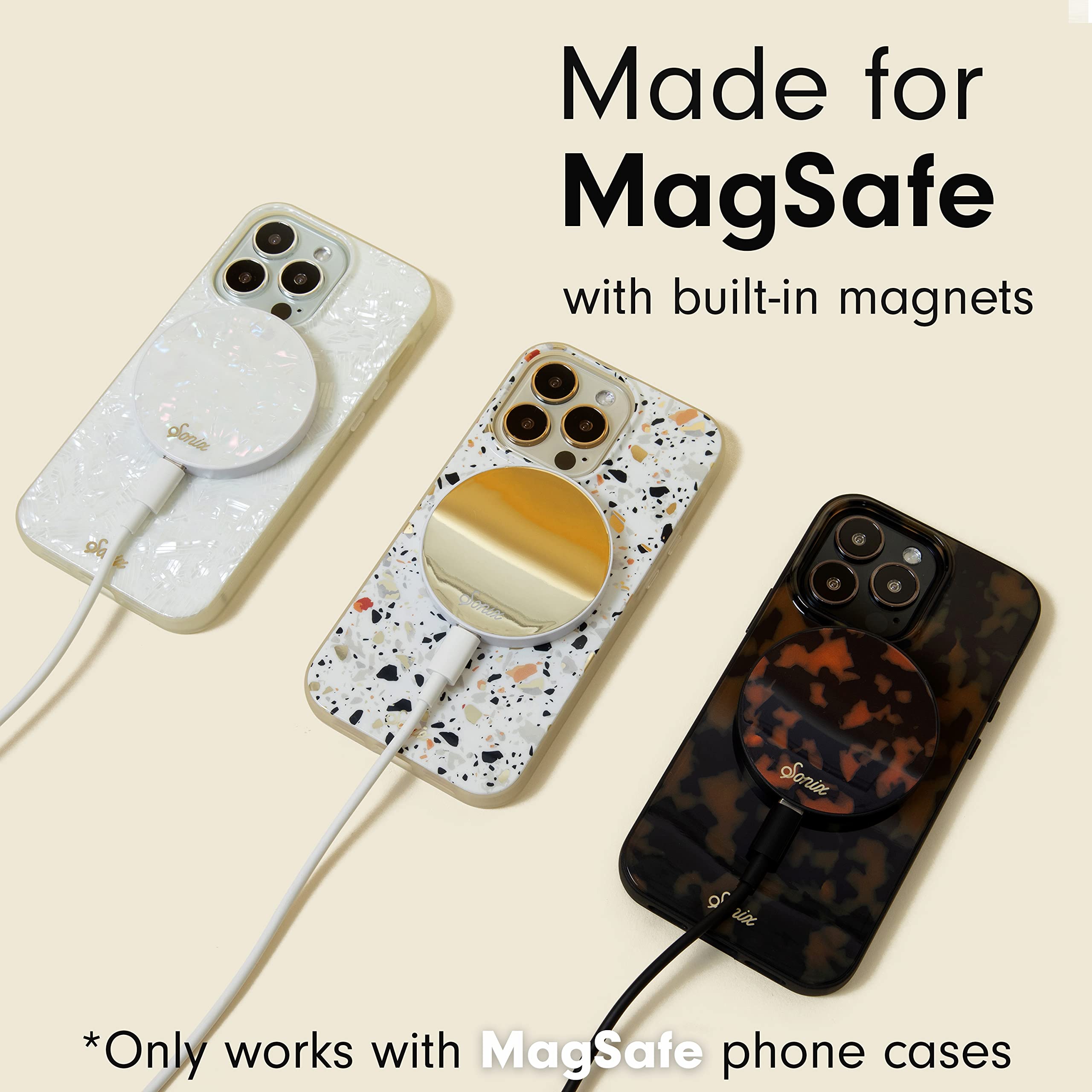 Foto 2 | Cargador Inalámbrico Sonix Para Magsafe Iphone 15, 14, 13, 12 - Venta Internacional.