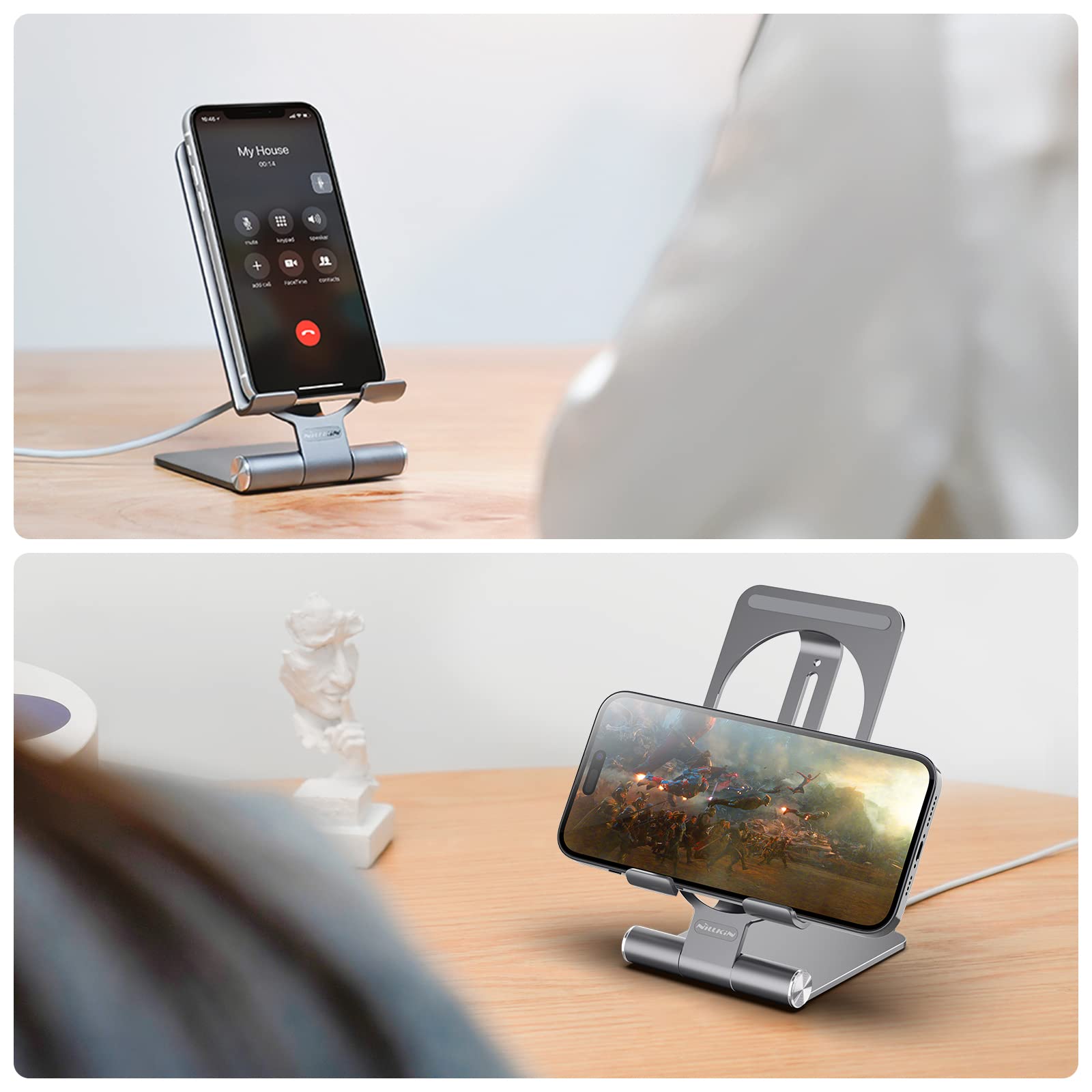 Foto 6 pulgar | Cargador Inalámbrico Nillkin Fast Charging Stand Para Iphone Samsung - Venta Internacional.