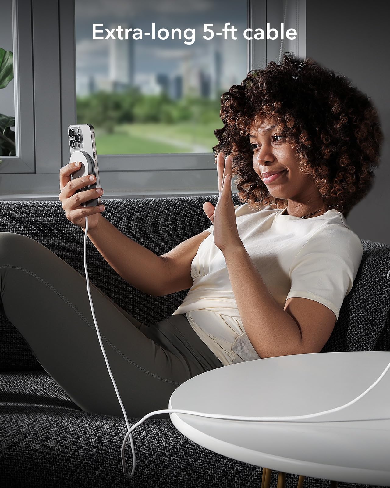 Foto 7 | Cargador Inalámbrico Esr Halolock Qi2 15w Magsafe Para Iphone - Venta Internacional.