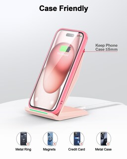 Foto 5 | Cargador Inalámbrico Nanami Certificado Qi Para Iphone/samsung - Venta Internacional.
