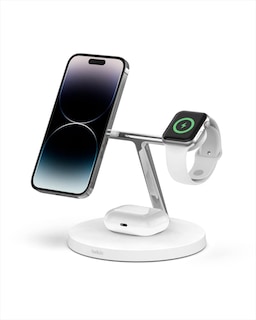 Foto 1 | Soporte De Carga Belkin Magsafe 3 En 1 Para Apple White 2021 - Venta Internacional.