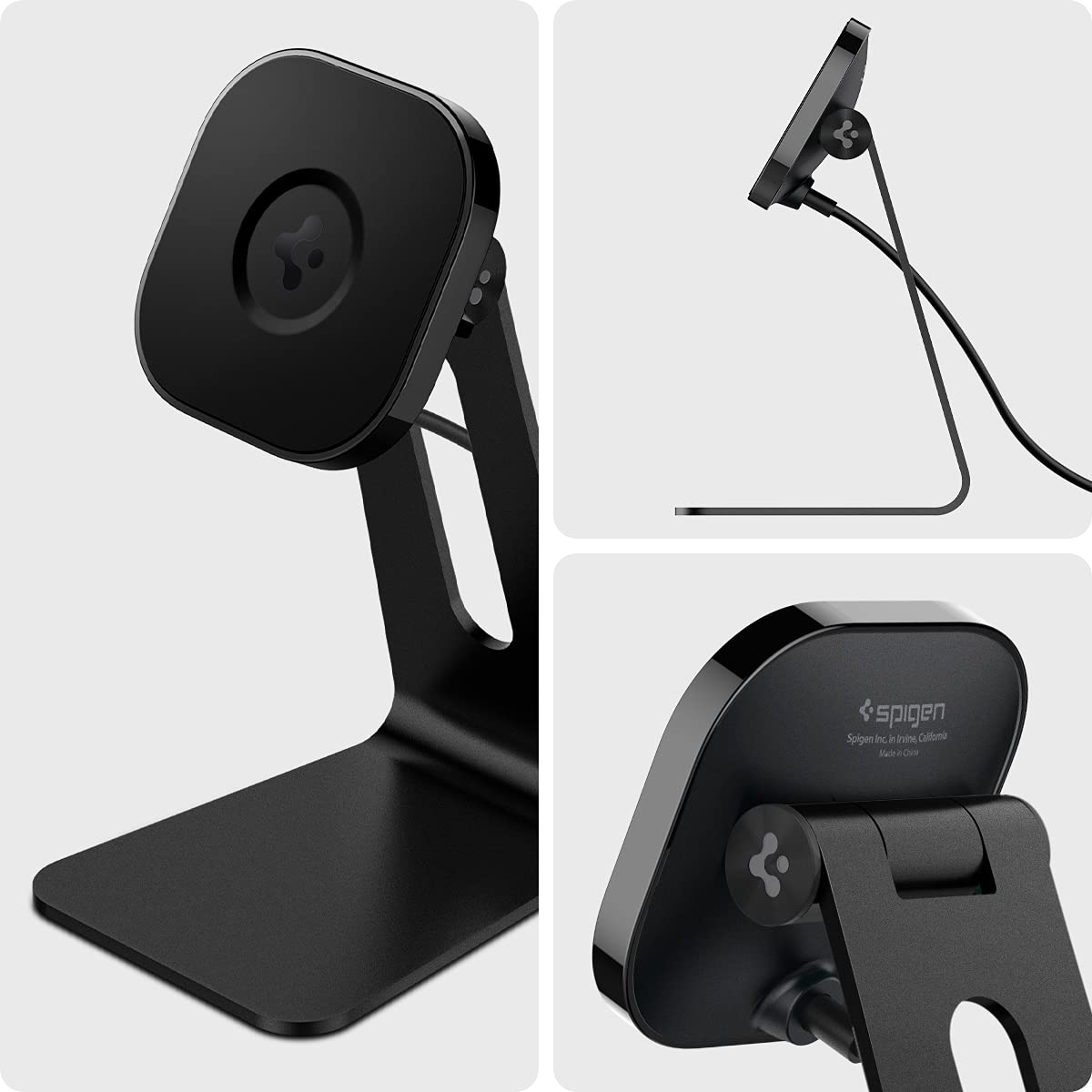 Foto 3 pulgar | Cargador Inalámbrico Spigen Onetap Pro Magfit Black - Venta Internacional