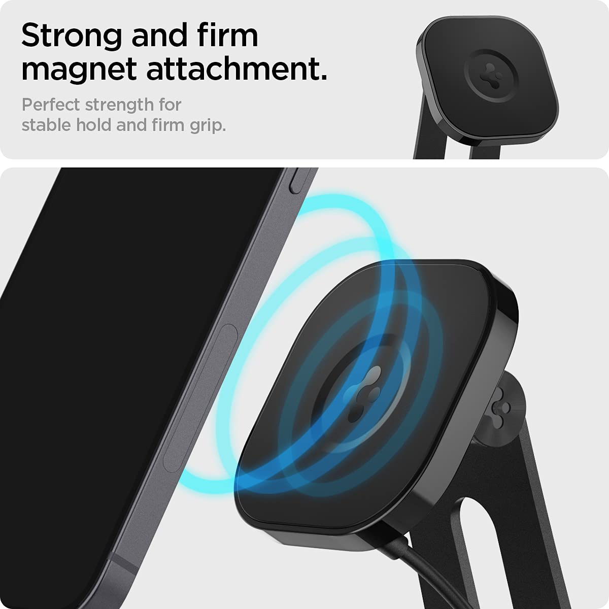 Foto 7 pulgar | Cargador Inalámbrico Spigen Onetap Pro Magfit Black - Venta Internacional